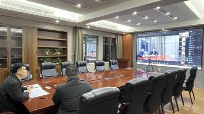 江陵县招商服务中心举办驻外招商办事处业务线上集中培训