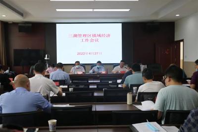 三湖管理区召开  镇域经济工作推进会
