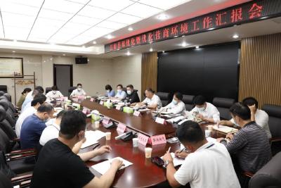 江陵县召开双优化暨优化营商环境工作汇报会