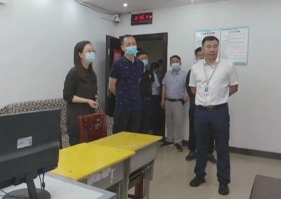 涂阳慧调研全县2022年高考考点准备工作