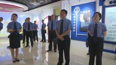 全市检察机关拉练检查活动来到江陵