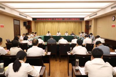 江陵县开展2022年乡村振兴工作调度暨第二季度比点观摩活动