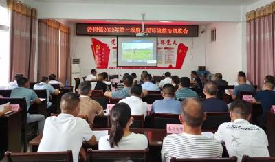 沙岗镇召开第二季度人居环境整治调度会