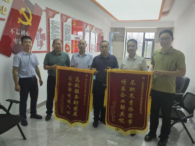 营商环境暖人心企业致谢送锦旗