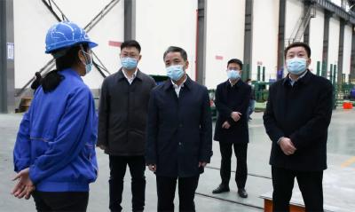 李先刚检查企业复工复产及疫情防控工作