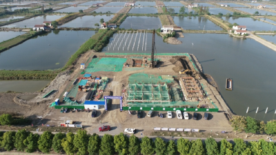 六合垸管理区：100MW渔光互补项目工程有望年底竣工
