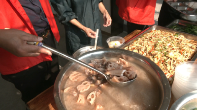 同心村：八旬老人有口福 每月逢九乐三天