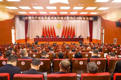 中共江陵县委六届三次全体会议举行