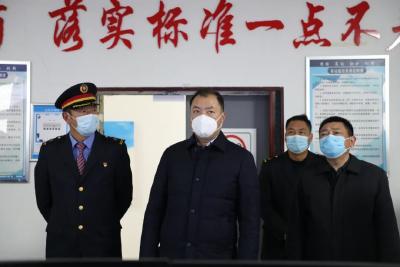 全运宝看望慰问重点单位及重点项目工作人员