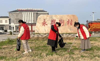 县融媒体中心：党建引领助力村庄清洁