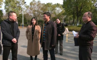 沙市区考察组来江陵考察预制菜项目和公益性公墓建设管理情况