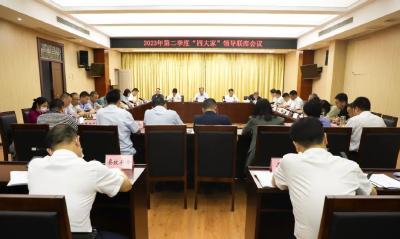 江陵县召开2023年第二季度“四大家”领导联席会议