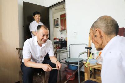 全运宝到普济镇走访慰问老党员