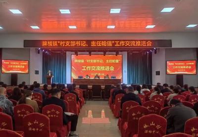 聚焦干部素质提升年丨轮值，锻出乡村振兴生力军——荆门市东宝区牌楼镇“轮值书记”工作制度见闻
