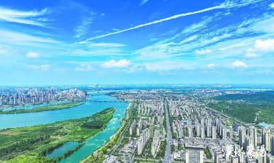 襄阳：汉江大潮起 气象万千新