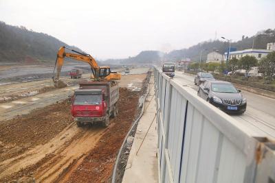 宜黄一级公路改造工程复工