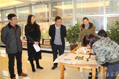 市公共文化服务体系建设督查组到我区督查指导工作