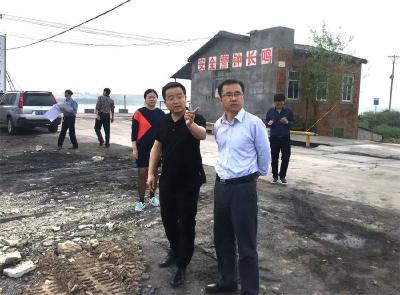 市住建委来猇调研黑臭水体整治工作