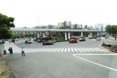 视频丨北山坡转盘道路交通标线勘划