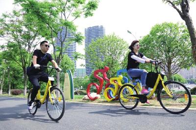 骑车好去处 宜昌滨江自行车道基本建成