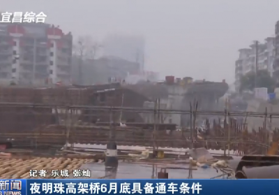 视频丨夜明珠高架桥6月底具备通车条件 