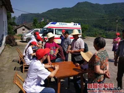 关爱群众送健康 义诊下乡暖人心