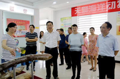 省全民科学素质工作组到我区督导检查