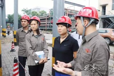 胡志莉调研宜化雨污分流项目