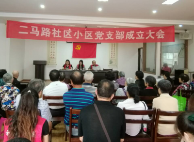 二马路小区党支部成立大会顺利召开
