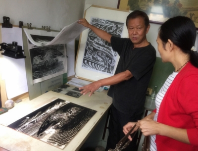 区人社局组织走访市级非物质文化遗产代表性传承人