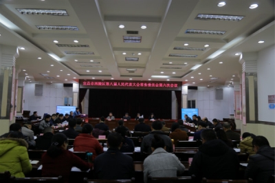 区第八届人大常委会第六次会议召开