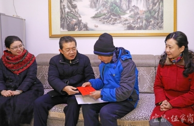 张鹏走访慰问我区困难党员群众