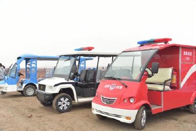 我市千亿汽车产业再添新动力 鑫威新能源首批特种车辆下线 