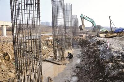 点军南站路建设稳步推进