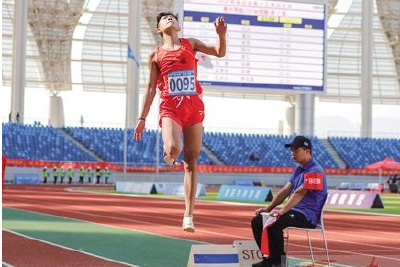 省运会青少年田径赛 宜昌代表队夺得10金