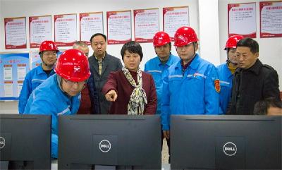 胡志莉调研企业安全生产和重点项目建设情况