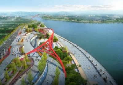 伍家岗区强力保障滨江公园延伸段项目施工