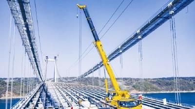 白洋长江公路大桥建设项目正式复工