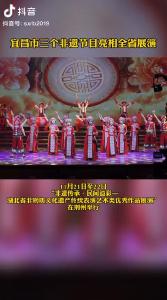 宜昌市3个非遗节目亮相全省展演（三峡日报抖音）