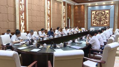 马泽江与中国一冶集团董事长宋占江座谈