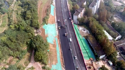 港窑路快速路橘乡大道至峡州大道段预计年内通车