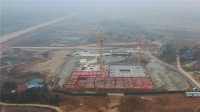 当阳市双莲工业园：施工“不打烊” 项目建设忙