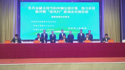 “春风行”银政企对接 助力当阳冲刺全国百强县市