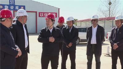 市领导调研全市在建铁路及管道项目