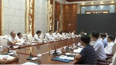 马泽江与三峡集团党组成员、副总经理吴胜亮座谈