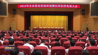 2025年全市优化营商环境暨民营经济发展大会举行 持续打造一流营商环境 推动民营经济高质量发展