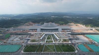 宜昌高铁新城项目建设快速推进 南广场停车场进入冲刺阶段