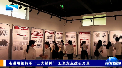 走进展馆传承“三大精神” 汇聚支点建设力量
