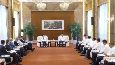 熊征宇陈红辉与招商局集团总经理石岱座谈 全方位加强产业对接 打造央地合作新典范 