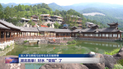 深入学习贯彻习近平生态文明思想  湖北首单！好水“变现”了